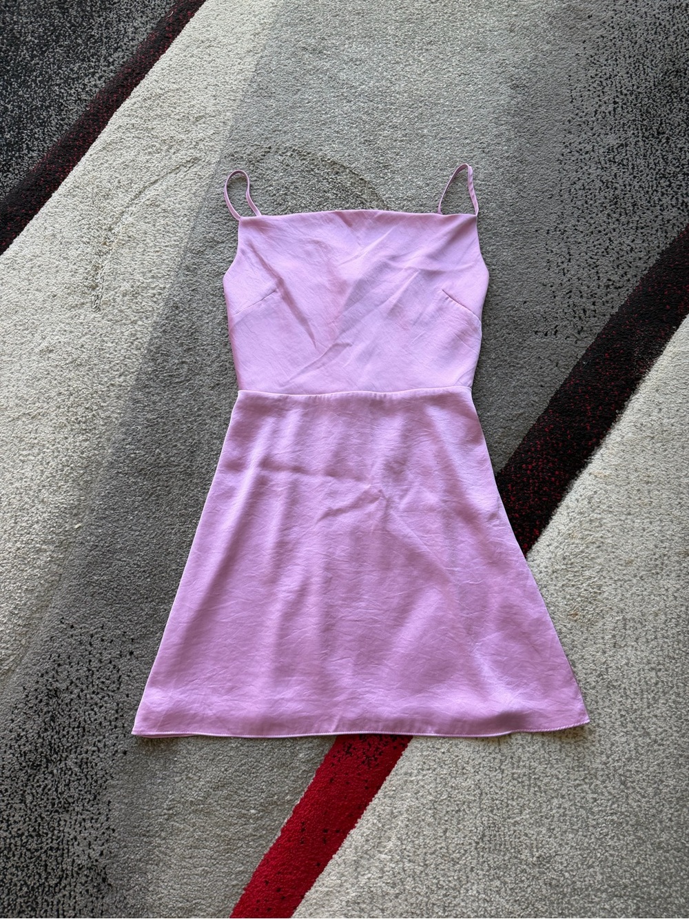 Sunday Best Aritzia Lilac Satin Mini Slip Dress